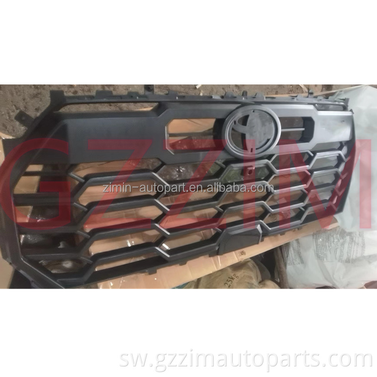 Gari Front Grill Auto Front Grille Front Bumper Grille kwa Tundra 2022 na LED au bila